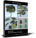 DOSCH 3D: Trees & Conifers V3 for Rhino