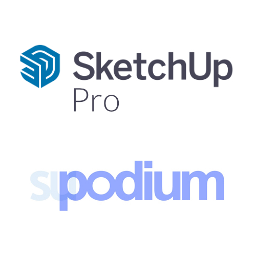 SketchUp Pro and SU Podium Bundle (12 Months) 