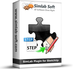 SimLab STEP importer for Sketchup