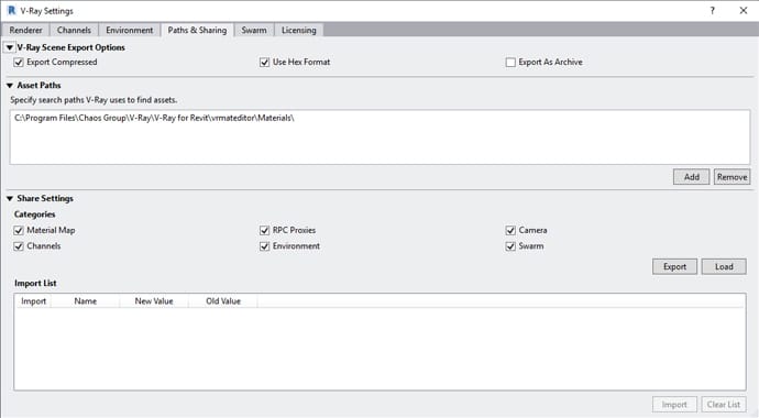 IMPROVED SETTINGS SHARING
