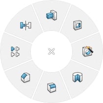 Radial Menu with 8 Options