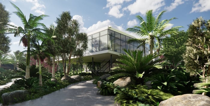 A house from a video game designed in RhinoLands