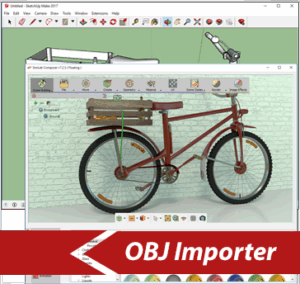 SimLab OBJ importer for SketchUp